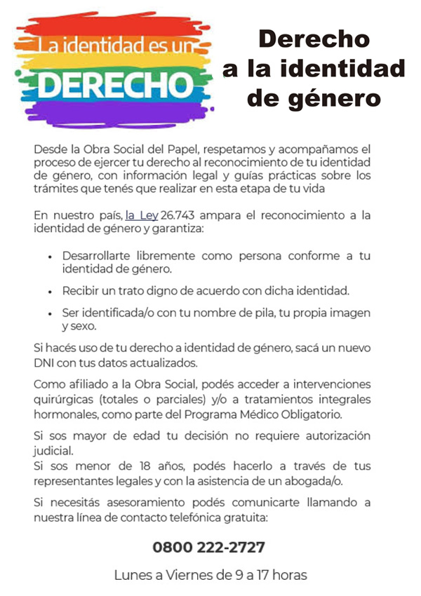 Identidad de genero